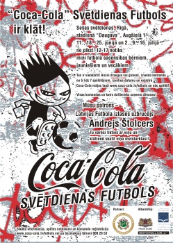 "Coca-Cola Svētdienas Futbols 2006" plakāts