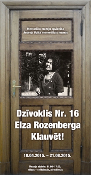 "Dzīvoklis Nr. 16. Elza Rozenberga. Klauvēt!"